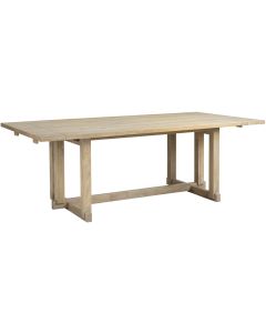 Aspen Home Modern Loft Trestle Dining Table in Modern Khaki