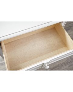 Palmetto Home Cane Bay White 6-Drawer 1-Door Dresser