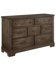 Vaughan-Bassett Cool Rustic Mink 7-Drawer Dresser