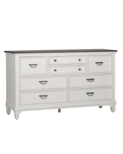 Liberty Furniture Allyson Park Wire Brushed White 8-Door Dresser