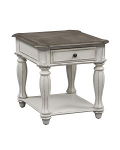 Liberty Furniture Magnolia Manor Antique White 1-Drawer End Table