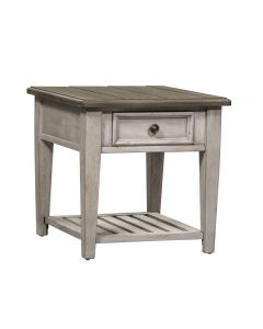 Liberty Furniture Heartland Antique White 1-Drawer End Table