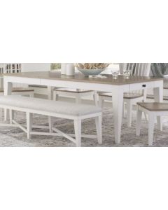 Parker House Americana Modern 60 Inch Rectangular Dining Table in Cotton