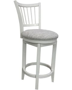 Parker House Americana Modern Swivel Barstool with Spindle Back in Cotton Finish