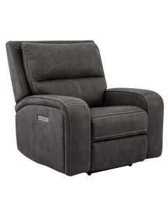 Hudson Slate Swivel Recliner