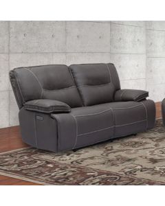 Parker House Spartacus Power Reclining Loveseat in Haze Color