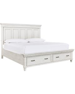 Aspenhome Caraway Aged Ivory Queen Panel Headboard