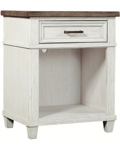 Aspenhome Caraway Aged Ivory 1-Drawer Nightstand