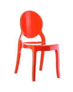 Compamia Elizabeth Polycarbonate Dining Chair Glossy Red