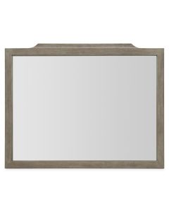 Bernhardt Albion Pewter Landscape Mirror