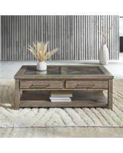 Liberty Furniture Skyview Lodge Cobblestone Coffee Table