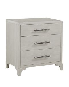 Palmetto Home Panama Jack Abaco White 3-Drawer Nightstand