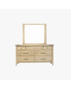 aria 7-drawer dresser in natural sand