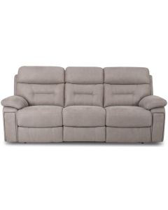 HTL Tahoe Light Grey Fabric Power Sofa