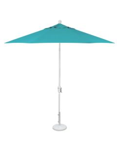 Treasure Garden Aqua 9 Foot Push Button Tilt Market Umbrella