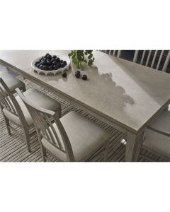 Universal Coalesce 84 Extendable Dining Table in Rolling Fog