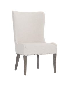 Bernhardt Albion Pewter Upholstered Dining Side Chair
