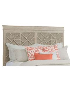 American Drew Vista Oyster Altamonte Bed White Oak King Headboard