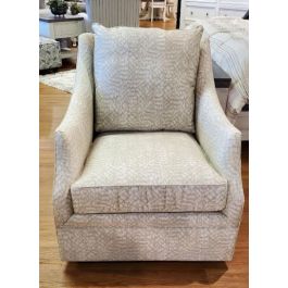 King Hickory Shannon Swivel Chair in Stormy Sand Hudson s Furniture Mattress
