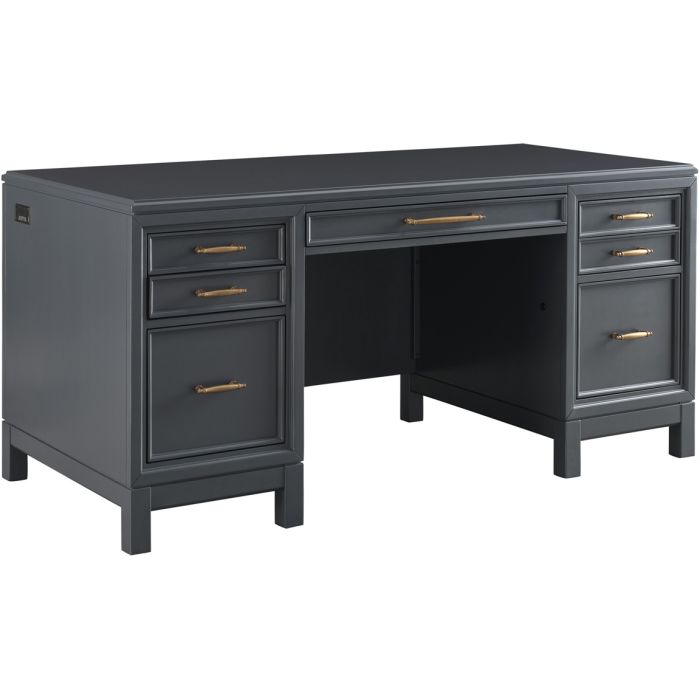 Aspen Home Alexander Midnight 66-Inch Executive Desk | Hudson's
