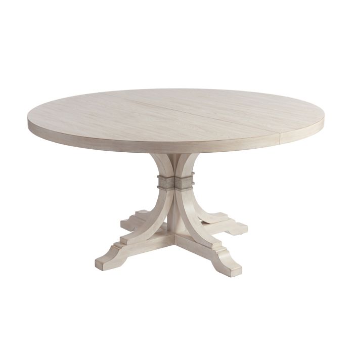 60 inch round white discount pedestal dining table
