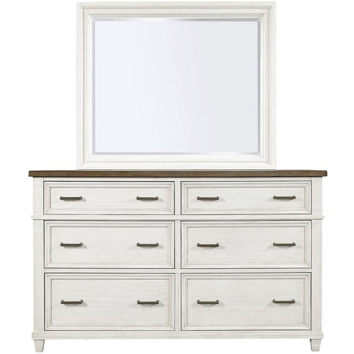 Aspenhome Caraway Aged Ivory Dresser Aspenhome Caraway Aged Ivory Dresser