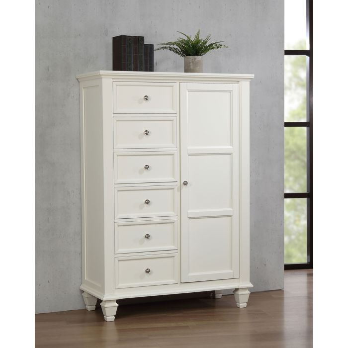 coaster sandy beach dresser white Coaster Sandy Beach Dresser in White 201303