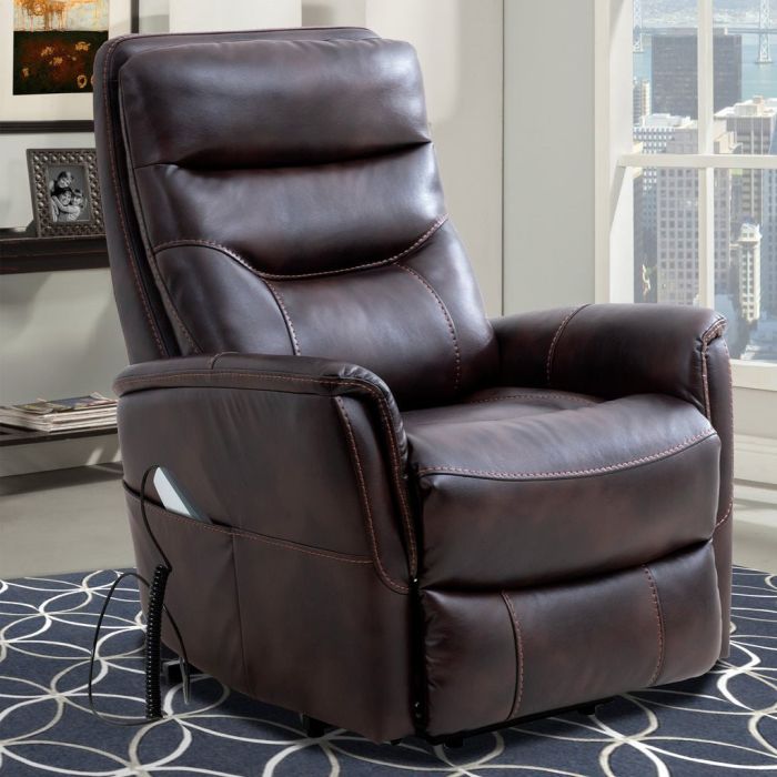 Parker House Gemini Truffle Power Lift Recliner with Articulating
