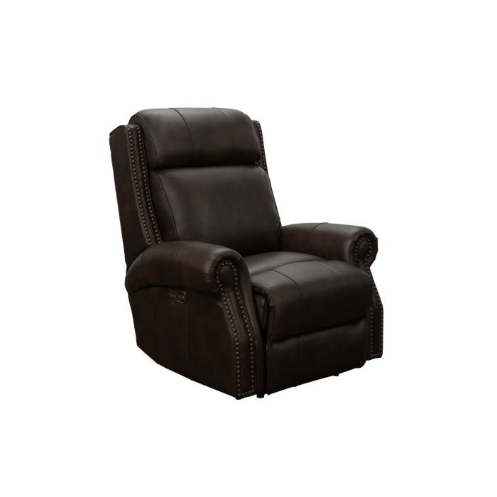 Barcalounger Ashford Walnut Blair Big & Tall Power Leather