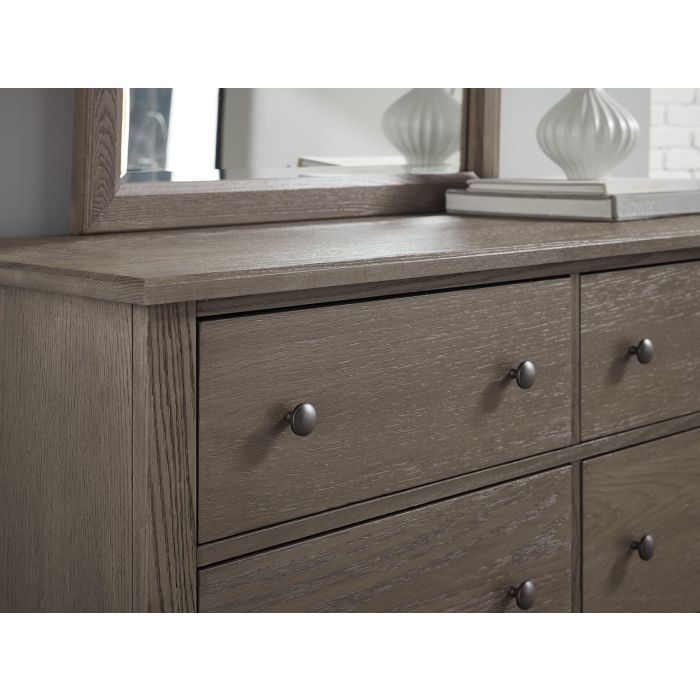 Vaughan-Bassett Fundamentals Grey 6-Drawer Dresser