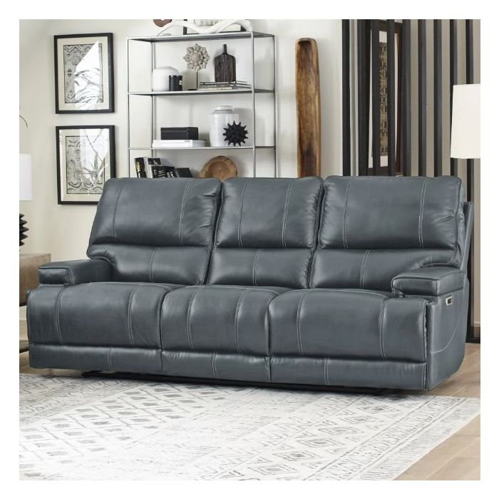 Parker House Whitman Power Reclining Sofa in Verona Azure Color