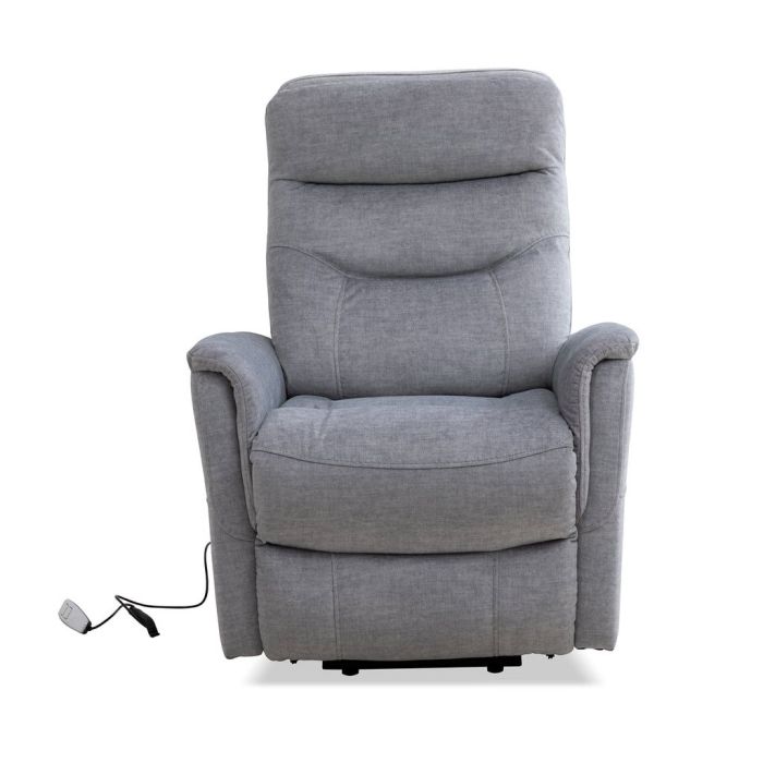 Parker House Gemini Power Lift Chair in Capri Silver Fabric