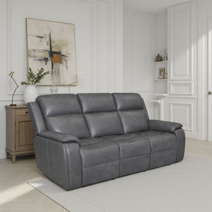 Flexsteel Zero Gravity Ziggy Leather Power Reclining Sofa with