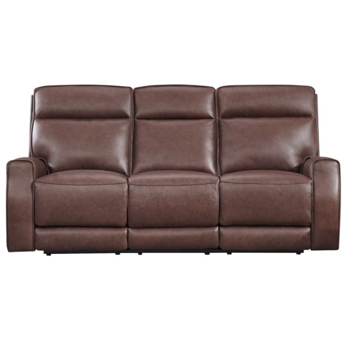 Leather Italia Sydney Zero Gravity Brown Heritage Leather Sofa