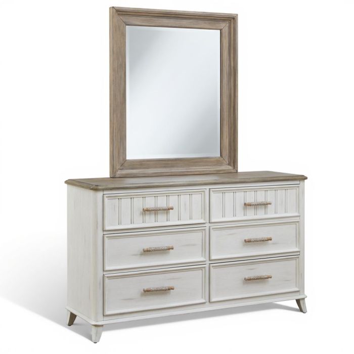 beach bedroom dresser Sandy Beach White Bedroom Set
