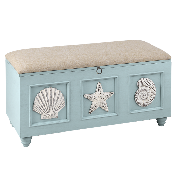 Coastal storage bench discount