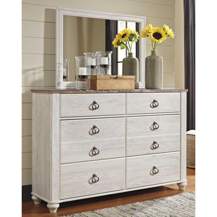 signature design by ashley willowton whitewash dresser Willowton