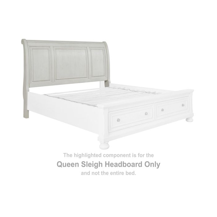 Antique white queen headboard store