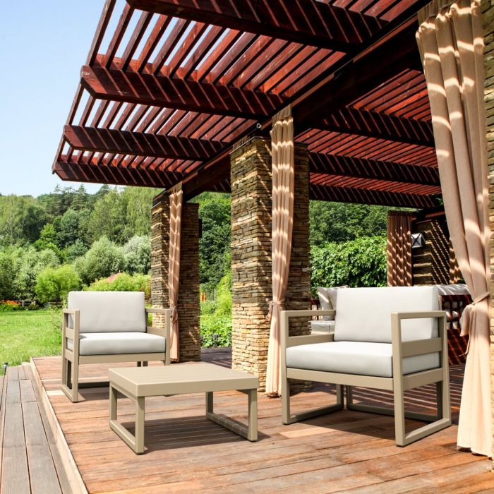 Sunbrella 3 piece patio set hotsell