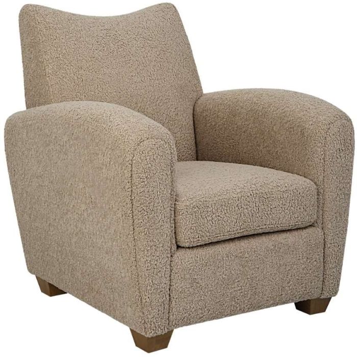 Uttermost Teddy Latte Accent Chair Hudson's Furniture Mattress