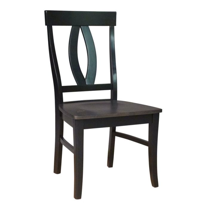 John Thomas Cosmopolitan Verona Wood Dining Chair in Coal Black