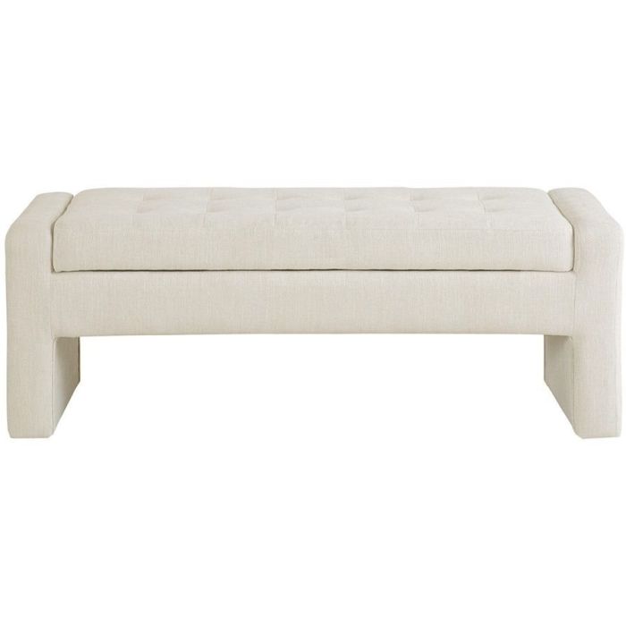 Olliix Madison Park Cream Gillian Storage Bench Hudson s Furniture Mattress