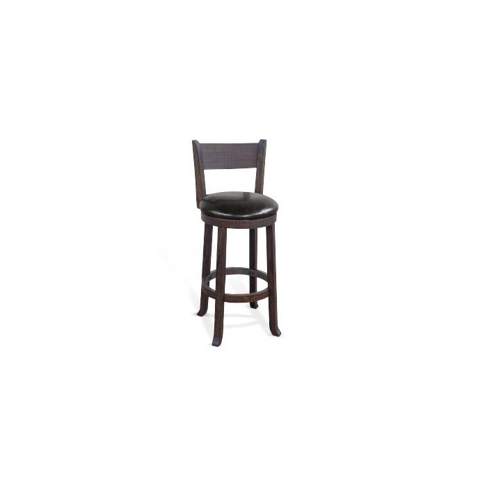 Sunny Designs Bar Swivel Barstool, Cushion Seat