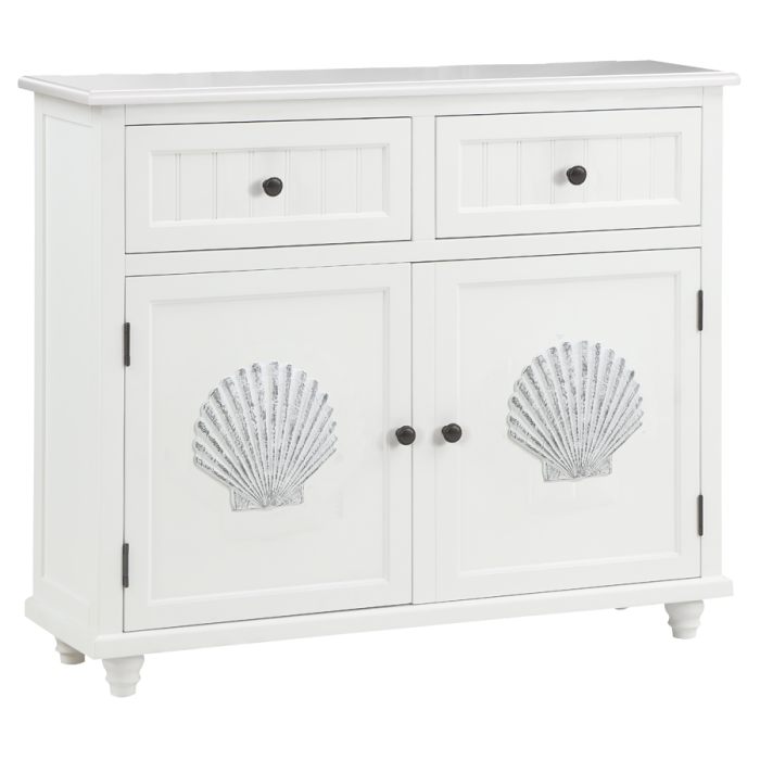 Madison Avenue St. Johns Coastal Boardwalk White Cabinet