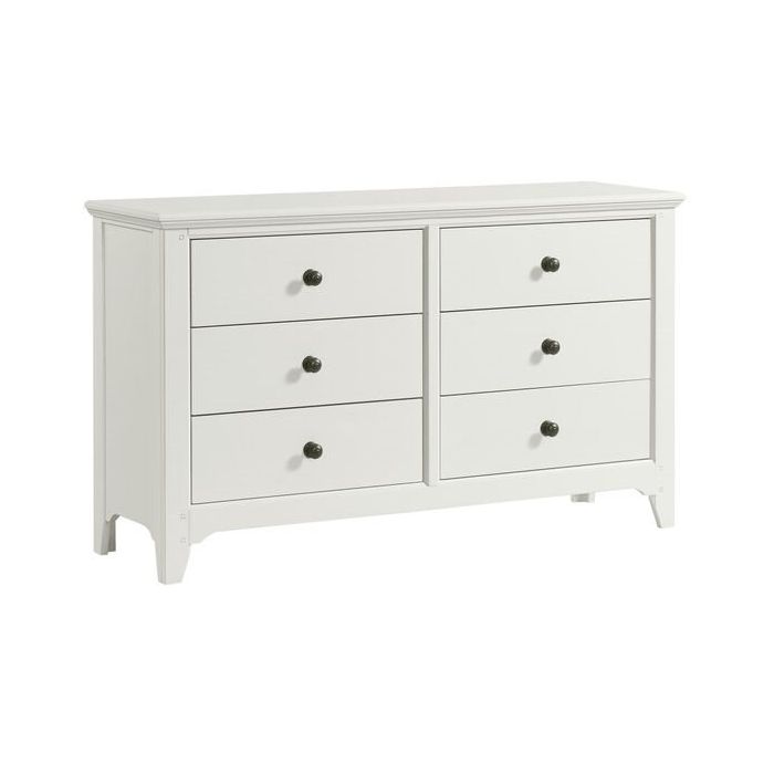 Intercon Tahoe Youth/Teen Seashell 6-Drawer Dresser | Hudson's Furniture +  Mattress