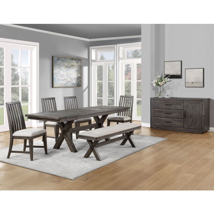 Steve Silver Riverdale Black 9-Piece Dining Set Hudson's