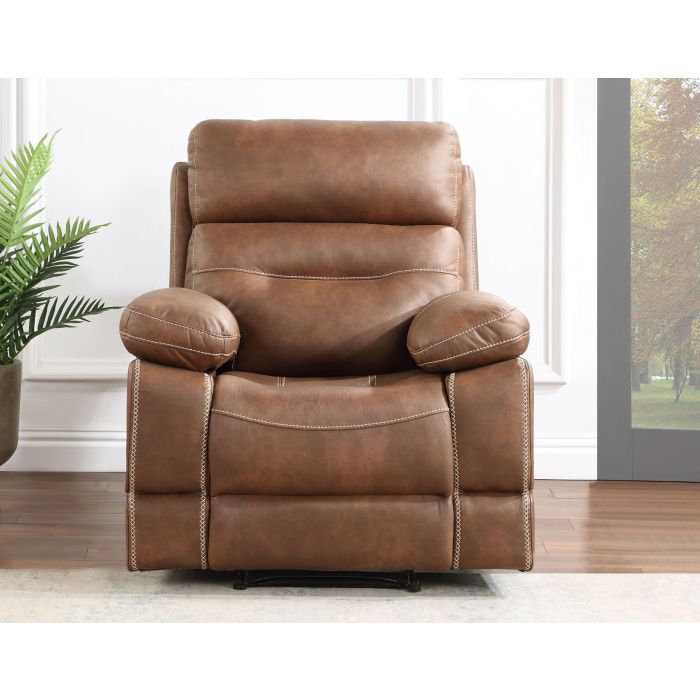 Tan swivel recliner sales