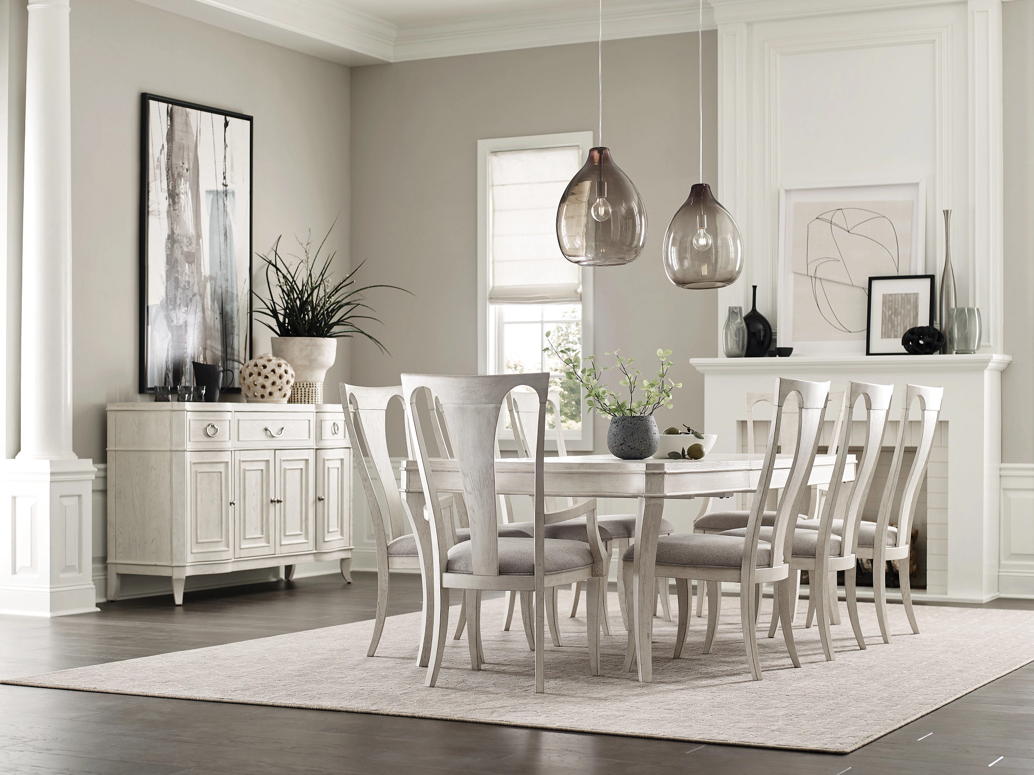 American Drew Cherry Grove Canted China Hutch & Buffet | Hudson's