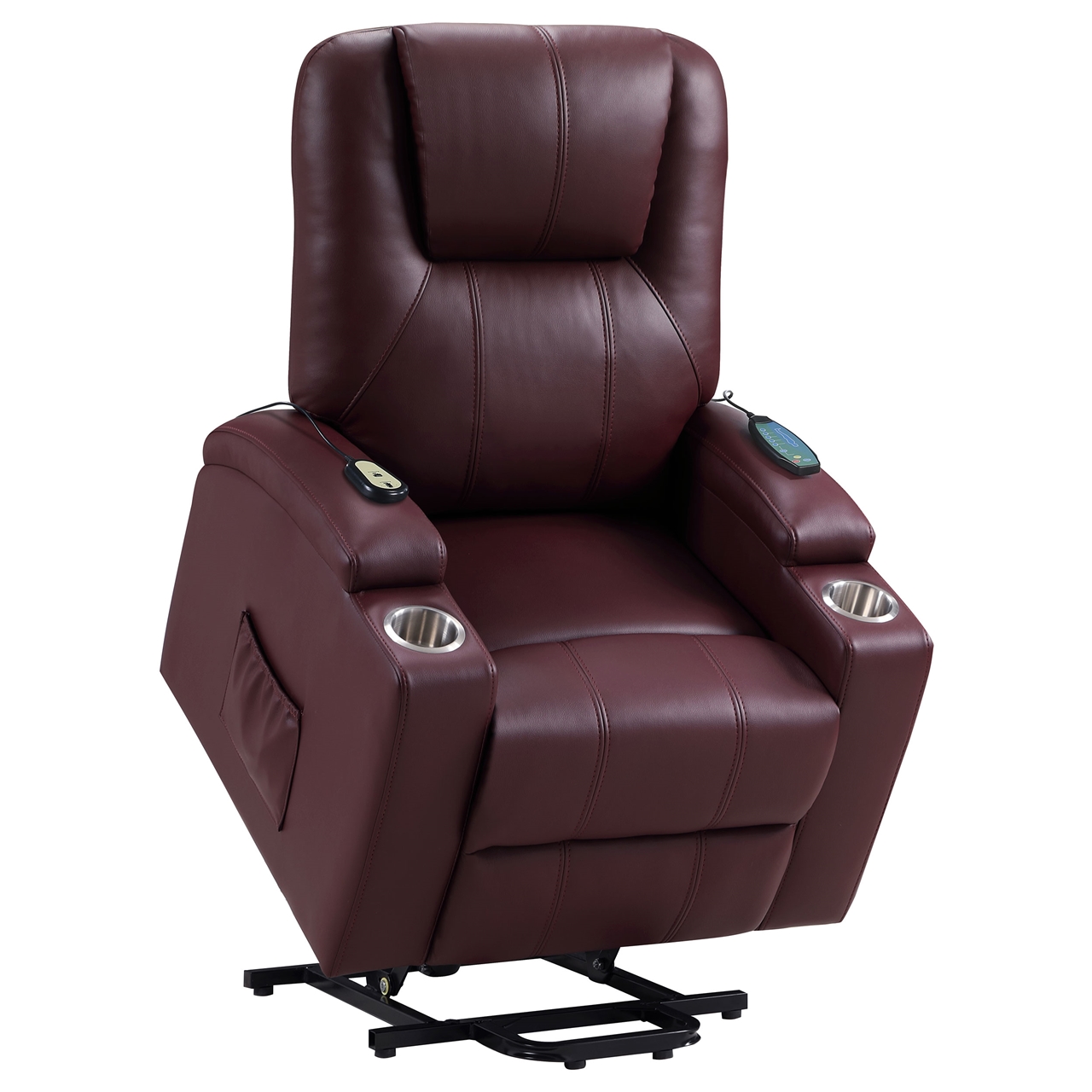 why is my apple watch not ringing or vibrating Up to 350 LBS Chenille Power Lift Recliner Chair with 8-Point Vibration  Massage and Lumbar Heating main image 0