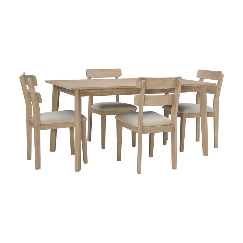 Powell Hamilton 5-Piece Swivel Dining Set Hudson's Furniture
